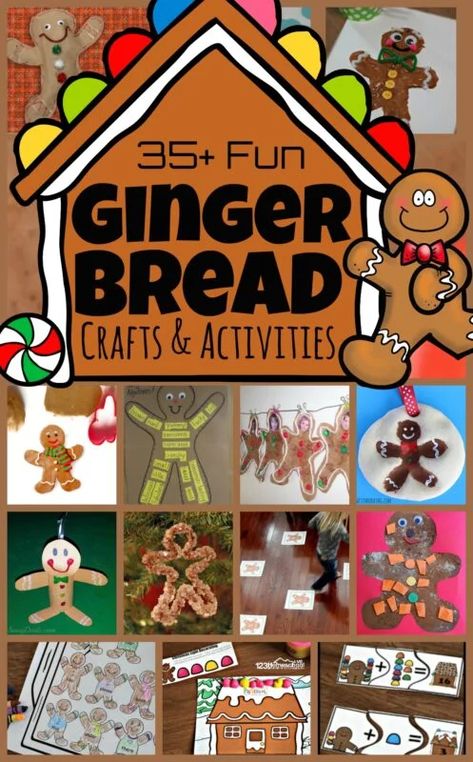 Gingerbread Man Preschool, Gingerbread Man Craft, Gingerbread Craft, Gingerbread House Craft, Gingerbread Man Crafts, Gingerbread Unit, Gingerbread Man Activities, Gingerbread Activities, Crafty Morning