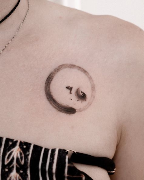 #cattattoo #cats #tattooart #art #ideas Enso Tattoo, Couple Tat, Matching Couple, Cat Tattoo, Tatting, Art Tattoo, Art Ideas, Tattoos, Art