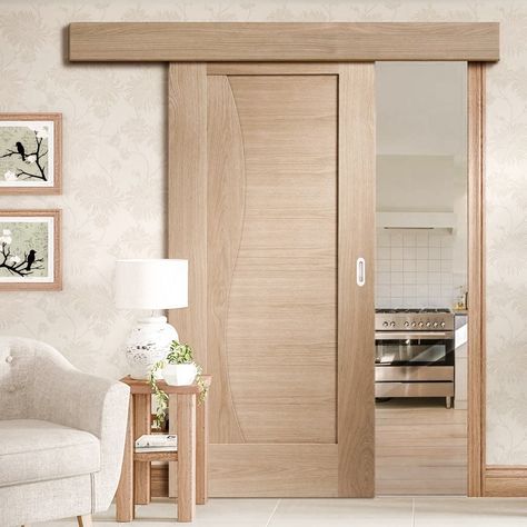 Sliding Door Wall, Indoor Sliding Doors, Single Sliding Door, Internal Folding Doors, Wooden Sliding Doors, Flush Door, Internal Sliding Doors, Desain Pantry, Sliding Door Design