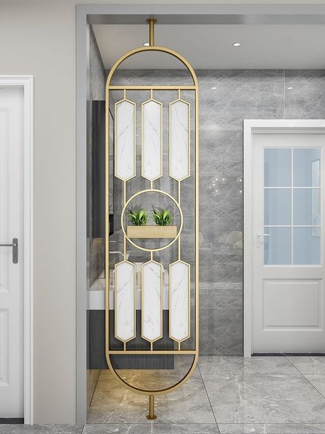 150 Rooom divider ideas - Modern home wall partition design 2020 Interior Pillars, Glass Partition Designs, Modern Partition, Modern Partition Walls, Wall Partition Design, Drawing Room Interior, Partition Screen, Pillar Design, Interior Design Boards