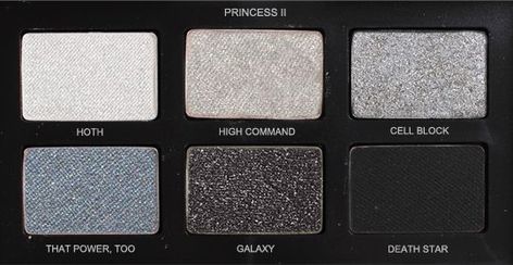 Finn And Poe, Rey Kylo Ren, Eyeshadow Aesthetic, Grey Eyeshadow, Leia Organa, Original Trilogy, Eyeshadow Palettes, I'm With The Band, Carrie Fisher