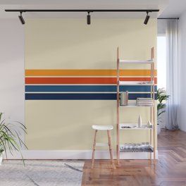 Wall Murals | Society6 Vintage Summer Fashion, Striped Walls, Interior Colour, Sambo, Split Level, Retro Stripes, Retro Wallpaper, 70s Retro, Geometric Wall