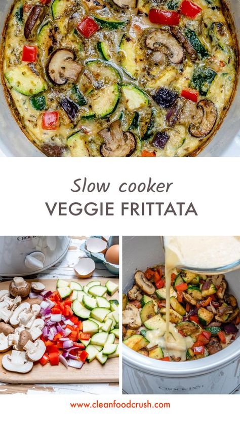 Crockpot Fajitas, Clean Eating Crockpot, Veggie Frittata, Nutella Brownies, Bbq Chicken Pizza, Crockpot Breakfast, Frittata Recipes, Clean Food Crush, Food Crush