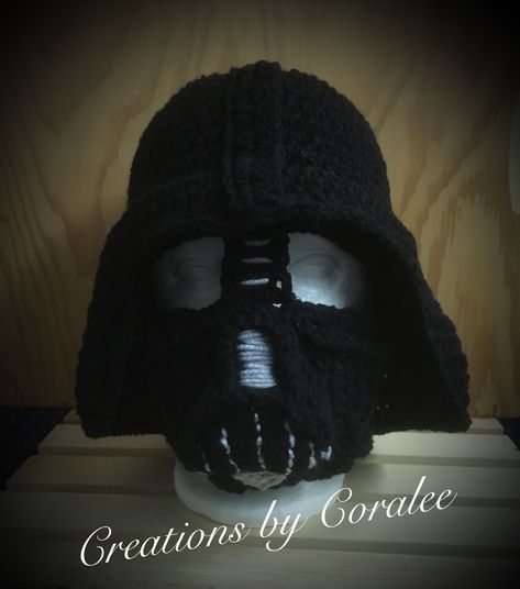 Darth Vader Pattern from My Little Chapina Handicrafts Make And Sell, Darth Vader, Star Wars, Dolls, Things To Sell, Hats, Crochet, Pattern