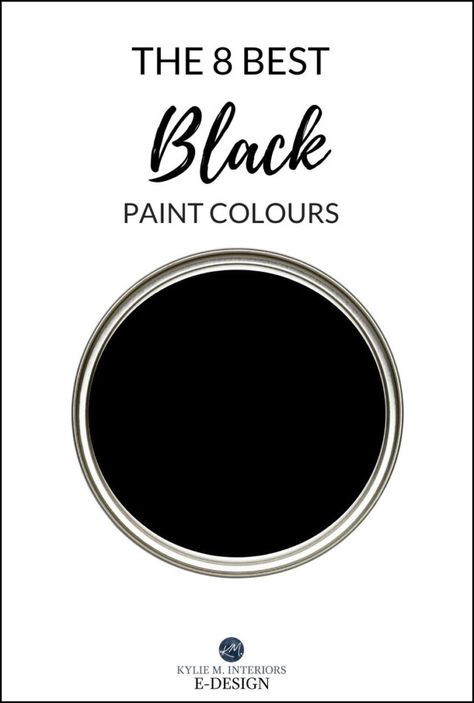 Benjamin Moore Twilight Zone, Behr Equivalent To Tricorn Black, Caviar Vs Tricorn Black, Iron Ore Vs Tricorn Black, Black Trim Interior, Black Paint Colors, Iron Ore Sherwin Williams, Benjamin Moore Wrought Iron, Kylie M Interiors