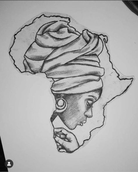 Gcse Art Sketchbook African Art, Tattoos Egyptian, Africa Drawing, Noir Tattoo, African Drawings, Africa Tattoos, Half Sleeve Tattoos, Egyptian Tattoo Sleeve, Queen Drawing