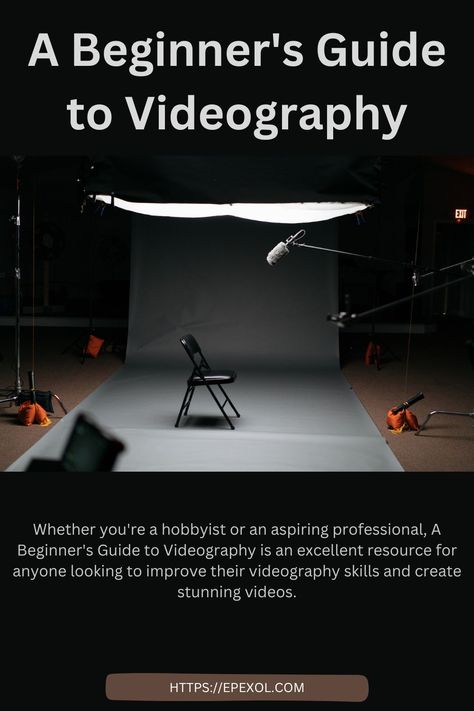 A Beginner's Guide to Videography How To Learn Videography, Movie Techniques, Videography Business, Filmmaking Ideas, Podcast Ideas, Cinematography Lighting, Film Equipment, Start Youtube Channel, Video Tips