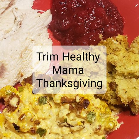 Thanksgiving is full of family and food. You can easily have an on plan Thanksgiving day. These recipes are easy and delicious. Every recipe is a trim healthy mama s recipe. You CAN eat delicious on plan food for a healthy Thanksgiving. Have a healthy holiday season. Trim Healthy Mama Thanksgiving THM Thanksgiving, On Plan Thanksgiving Thm Thanksgiving Recipes, Twice Baked Cauliflower, Trim Healthy Mama Recipes, Vegan Thanksgiving Recipes, Mama Recipe, Healthy Thanksgiving, Roasted Mushrooms, Baked Cauliflower, Big Salad