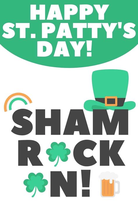 shamrock on happy st patricks day image Blue Coastal Wallpaper, St Patricks Day Meme, Beer Jokes, Irish Humor, Coastal Wallpaper, Mexican Humor, St Paddys, Irish Funny, Green Beer