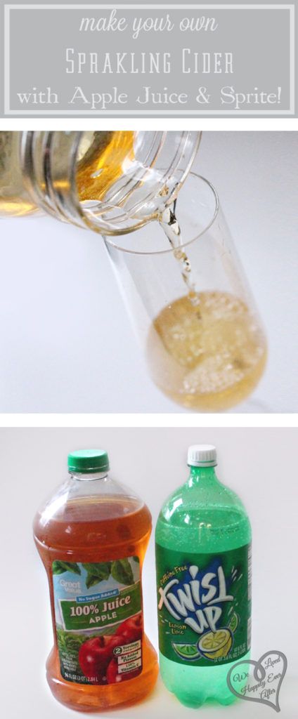 Make Sparkling Cider from Apple Juice and Sprite! | We Lived Happily Ever AfterWe Lived Happily Ever After Apple Juice Punch, Ginger Ale Punch, Apple Juice Drinks, Pretty Wine, Wedding Toast, Sparkling Cider, Party Punch, Fall Drinks, Juice Drinks