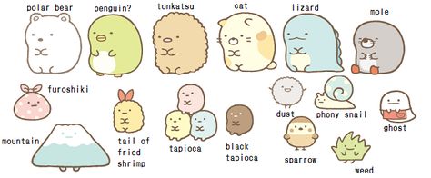 Sumikko Gurashi Plushies!. - shop.j-subculture.com Sumiko Gurashi, Dibujos Anime Chibi, Comfortable Life, Sumikko Gurashi, Kawaii Doodles, Cute Kawaii Drawings, In The Corner, Cute Cartoon Drawings, Journal Doodles