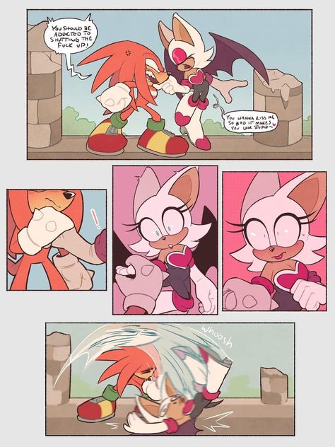 Rouge Comic, Knuckles And Rouge, Sonic And Tails, Knuckles The Echidna, Sonic Fanart, Sonic & Knuckles, Rouge The Bat, Sonic Heroes, Sonic Funny