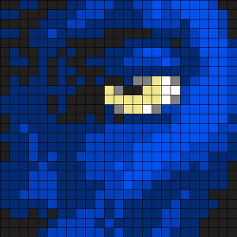 Avatar Jake Sully, Avatar Jake, Kandi Cuff Patterns, Kandi Cuffs, Blue Avatar, Jake Sully, Kandi Cuff, Pixel Art Templates, Pony Bead Patterns