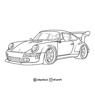 Car line art drawing coloring pages Coloring pages #coloringpages Coloring page #coloringpage Adult Coloring pages #adultcoloringpages Coloring pages adult #coloringpagesadult Coloring books #coloringbooks 8.256 Porsche Drawing, Car Drawing Sketches, Car Line Art, Drawing Coloring Pages, Batman Art Drawing, Car Drawing Easy, Car Coloring Pages, Disney Pop Art, Monster Truck Coloring Pages