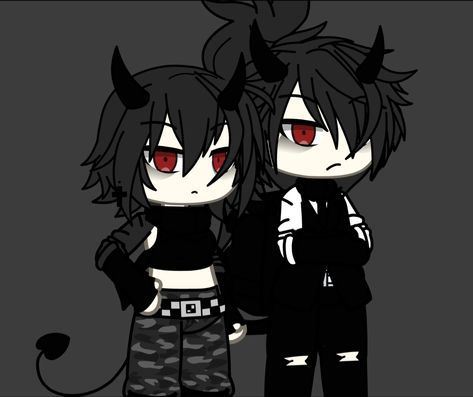 Gacha Life Siblings Oc, Gacha Siblings Oc, Matching Gacha Life Outfits, Gacha Life Sleep Outfits, Egyptian Goddess Art, Free Ocs, Cute Black Shirts, Adorable Homes Game, Best Gaming Wallpapers