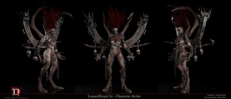 ArtStation - Diablo IV - Andariel Diablo Barbarian, Diablo 4 Barbarian Art, Dnd Bosses, Andariel Diablo Art, Diablo 4 Lilith, Andariel Diablo, Diablo Art, Blizzard Diablo, Technical Art