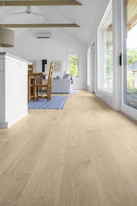 White Oak Vinyl Plank Flooring, Flooring Ideas Vinyl, Wide Plank White Oak Floors, Oak Vinyl Plank Flooring, Vinyl Wood Planks, White Oak Flooring, Oak Bluffs, French Oak Flooring, Beach House Interior Design