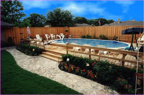 Above ground pool ideas, above ground swimming pool with deck, above ground pool maintenance, above ground pool landscaping, hacks, oval, sunken, designs, steps Piscina Pallet, Pool Plans, Pool Decking, Deck Piscina, Pool Deck Plans, Oberirdische Pools, Best Above Ground Pool, Swimming Pool Decks, Small Swimming Pools