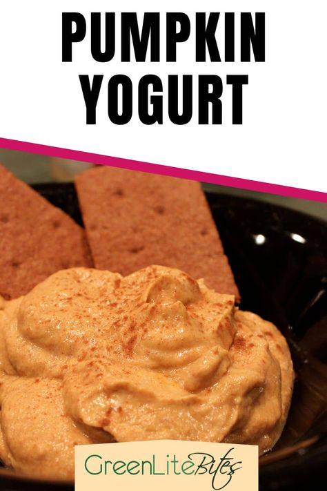 Pumpkin Yogurt Uses For Plain Yogurt, Pumpkin Frozen Yogurt Recipe, Magic Shell Pumpkin Yogurt Bites, Greek Yogurt And Pumpkin Puree, Frozen Pumpkin Yogurt Bites, Pumpkin Pie Yogurt Bowl, Plain Yogurt Recipes, Healthy Snack Mix, Greek Yogurt Dessert