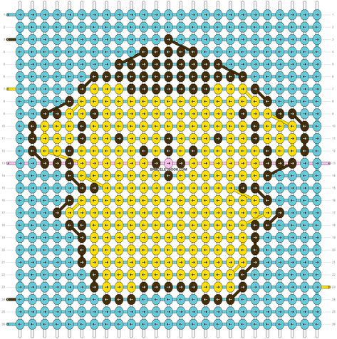 Alpha pattern #143870 | BraceletBook Bracelet Ideas, Alpha Pattern, Alpha Patterns, Friendship Bracelet Patterns, Bracelet Patterns, Friendship Bracelet, Hello Kitty, Kitty, Japan