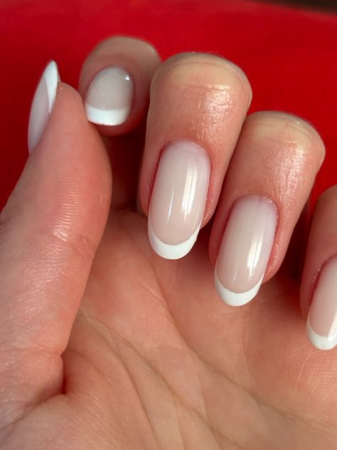 Oval French Nails, French Tips, French Nails, Nails