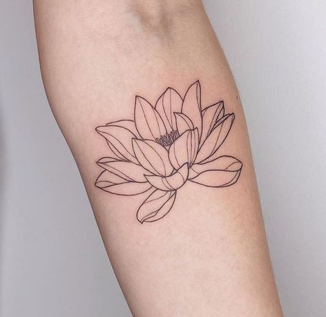 Purple Lotus Tattoo, Red Lotus Tattoo, Lotus Flower Outline, Simple Lotus Flower Tattoo, Simple Lotus Tattoo, Lotus Flower Tattoo Meaning, Small Lotus Tattoo, Flower Of Life Tattoo, Lotus Flower Tattoo Design