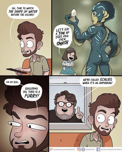 Adam Ellis' Comics Are Taking A Weird Turn And We Like It - Memebase - Funny Memes Adam Ellis Comics, Adam Ellis, Shape Of Water, Horror Comic, The Shape Of Water, Comic Book Collection, Online Comics, Web Comics, Deathstroke