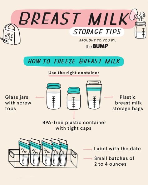 The Bump’s Instagram post: “You’ve worked hard to collect that milk and likely don’t waste a drop! To learn more on how to store breast milk safely in the fridge and…” Breast Milk In Fridge, Breast Milk Storage, Fridge And Freezer, Storage Labels, Baby Checklist, Baby Life Hacks, Chest Congestion, Milk Storage, Breastmilk Storage