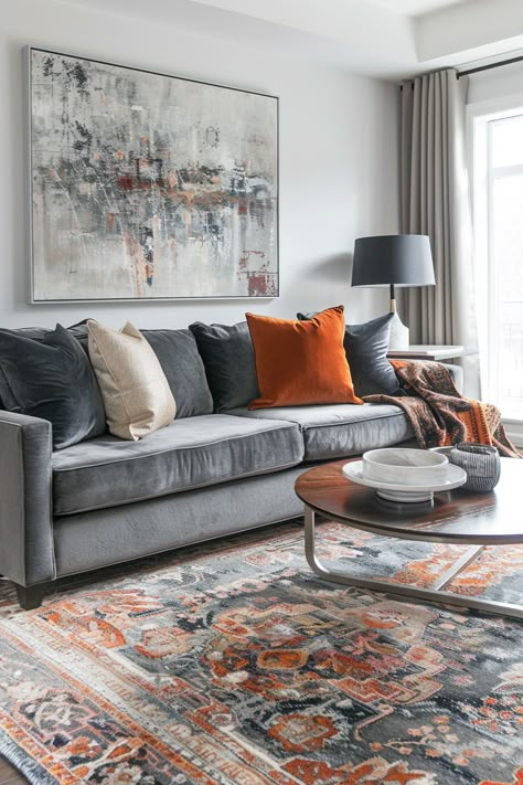 19 grey couch living room ideas Grey Couch Living Room Ideas Modern, Modern Grey Couch Living Room, Grey Couch Pillow Ideas, Modern Grey Couch, Grey Modern Couch, Grey Sofa Decor, Grey Couch Living Room Ideas, Dark Grey Couch Living Room, Light Gray Couch