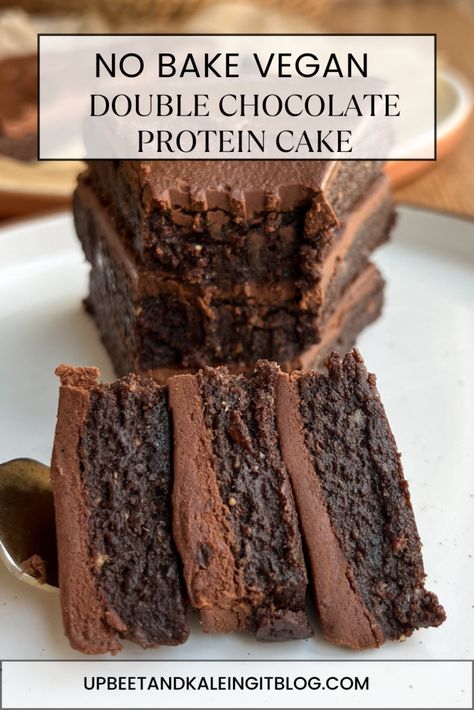 High Protein Vegan Sweets, Vegan Protein Dessert Recipes, Vegan Protein Cake, Chocolate Protein Recipes, Protein Cakes, High Protein Low Carb Snacks, Raw Treats, Gluten Free Sweet Potato, Protein Baking