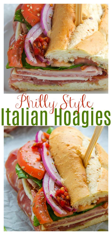 Hoagie Bread Ideas, Italian Ciabatta Sandwich Recipes, Italian Style Sandwiches, French Bread Sandwiches For A Crowd, Hoagies Sandwiches Recipes, Italian Hoagie Sandwiches, Hoagie Sandwiches Recipes, Italian Sandwiches Recipes, Italian Hoagie Recipe