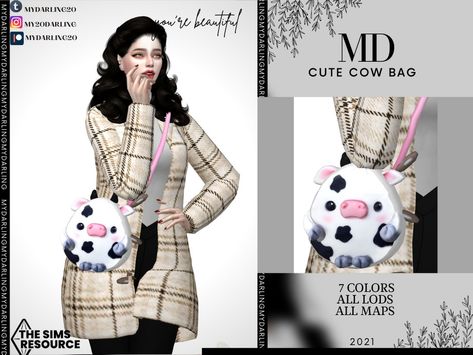 Panda Slippers, Cow Outfits, Sims 4 Downloads, Sims Four, Sims 4 Cc Packs, Sims 4 Mods Clothes, Cute Cow, Kids Slippers, Sims 4 Clothing