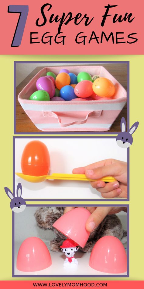 Easter Egg Games, Fun Easter Games, Easter Bingo, Easter Puzzles, Easter Games For Kids, Easter Party Games, Egg Game, Easter Preschool, Easter Activities For Kids