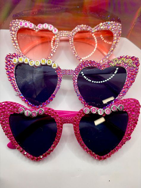 PINK FRIDAY 2 CUSTOM GLASSES Nicki Minaj World Tour  Pink Friday 2 Tour / Concert