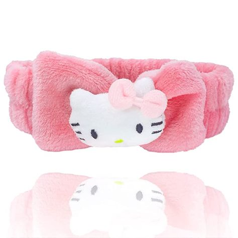 Makeup Headband, Kawaii Kitty, Kawaii Makeup, Face Washing, Fluffy Towels, Spa Headband, Cute Headbands, Hair Band For Girl, Cat Makeup