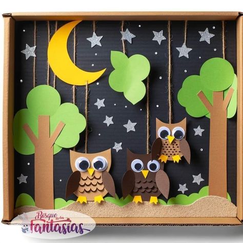 Art Classroom Posters, Diorama Kids, Ceramic Plates Art, Owl Craft, School Kids Crafts, Owl Crafts, Crafty Kids, Diy Crafts Hacks