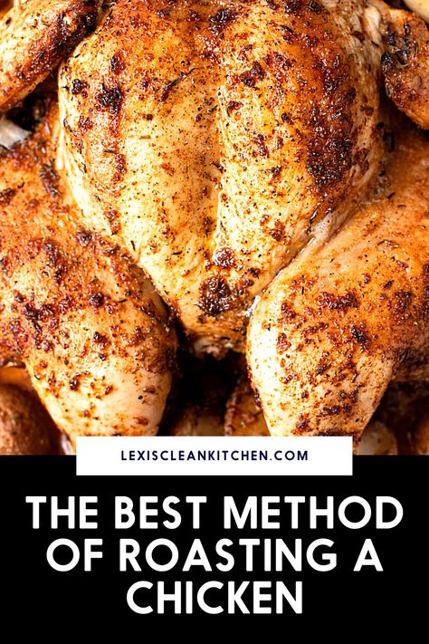 There is one trick you need to know in order to make the best whole roasted chicken, that cooks evenly and in the shortest amount of time possible: how to spatchcock a chicken! It may seem intimidating, but it couldn't be simpler to butterfly one. Once you learn this trick, you'll never roast a chicken any other way! Breaded Cauliflower Steaks, Roasting A Chicken, Breaded Cauliflower, Cauliflower Parmesan, Lexi's Clean Kitchen, Spatchcock Chicken, Whole Roasted Chicken, Baked Chicken Recipes, Game Day Food