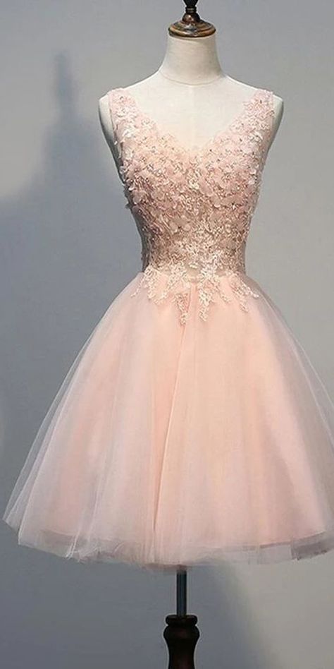 Sweet 16 Dresses Short, Winter Ball Dresses, Party Dresses Uk, Damas Dresses, Dama Dresses, Cheap Homecoming Dresses, Pink Homecoming Dress, Pink Prom, Cute Prom Dresses