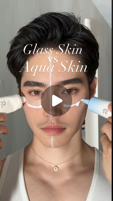 EDWARD永ZO on Instagram: "🇰🇷Glass Skin VS Aqua Skin : which Korean skincare trend looks better? 👀 Trying @beautyofjoseon_official’s brand new: Relief Sun Aqua Fresh 💧#koreanskincare #skincare #beautyofjoseon #sunscreen
#kbeauty #reliefsun #koreansunscreen #reliefsun #glassskin" Sunscreen Kbeauty, Korean Sunscreen, Sun Glass, Glass Skin, K Beauty, Korean Skincare, Sunscreen, Sun, Brand New