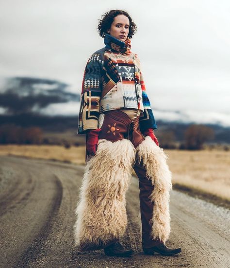 All Posts • Instagram Native American Sweater, Russian Winter Fashion, Wooly Chaps, Aviator Outfit, Native American Clothes, Navajo Fashion, Navajo Clothing, Lindsey Thornburg, Southwest Fashion