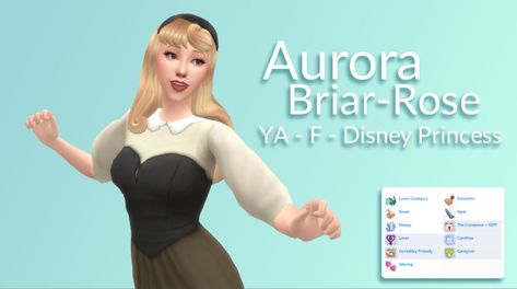 Esmeralda Disney, Disney Princess Collection, Sims Characters, Disney Challenge, Briar Rose, Princess Collection, Disney Princesses, The Skin, The Sims