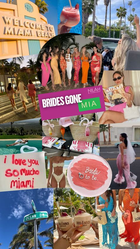 For our Miami gals! Bridal Shower Bachelorette Party Ideas, Rehearsal Dinner Outfits, Reception Dresses, Dinner Outfits, Reception Dress, Rehearsal Dinners, Rehearsal Dinner, Pre Wedding, Bachelorette Party