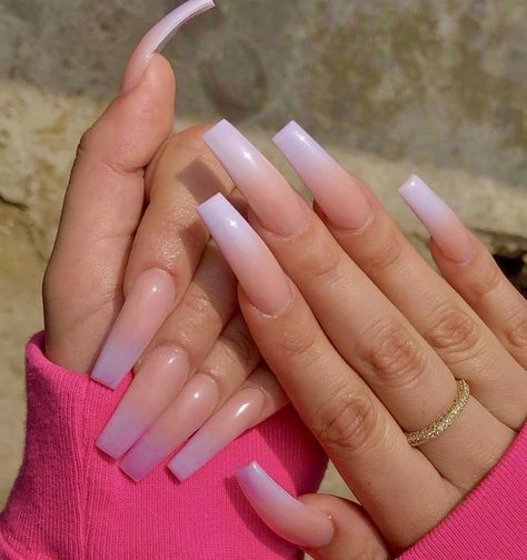 Ombre Acrylic Nails, Long Acrylic Nails Coffin, Unique Acrylic Nails, Square Acrylic Nails, Coffin Nails Designs, Pretty Acrylic Nails, Dope Nails, Nail Arts, Best Acrylic Nails