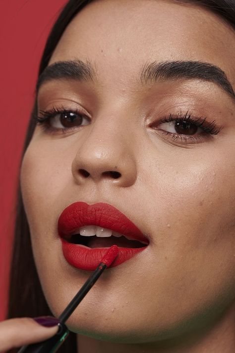 Perfect Red Lips, Cream Lip Stain, Holiday Vibes, Sephora Collection, Lip Stain, Intense Colors, Avocado Oil, Red Lips, Nostril Hoop Ring