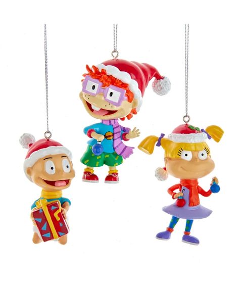 KurtAdler - Kurt Adler Rugrats™ Blow Old Ornament Set, 3-Pieces Rugrats Characters, Rugrats Cartoon, Kurt Adler, Holiday Baby, Blow Molding, Christmas Ornament Sets, Glass Christmas Ornaments, Tree Toppers, How To Make Ornaments