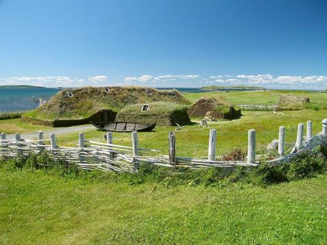 Lanse aux Meadows L'anse Aux Meadows, Turf House, Canada Pictures, Canada Images, 7 Continents, Eastern Canada, Travel Canada, The Vikings, Travel Wishlist