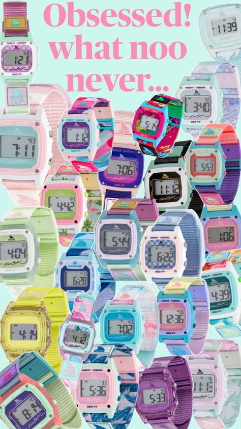 💗😍 L O V E Preppy Shark Watch, Shark Watch, Shark Clip Watch, Beach Girl Style, Cross Country Running, Night Vision, Beach Girl, Glow Up?