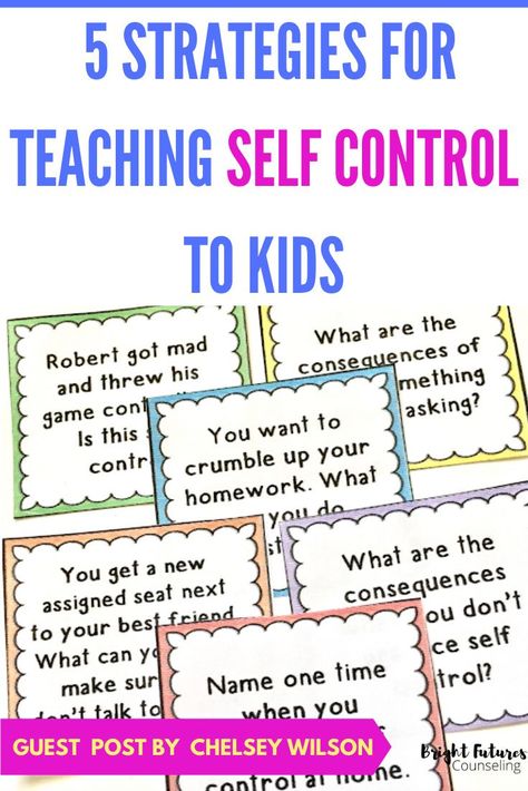 Impulse Control Activities For Middle School, Self Control Lessons Elementary, Self Control Activities For Kids, Impulse Control Activities For Kids, Self Control Activities, Replacement Behaviors, Recognizing Emotions, Individual Counseling Activities, School Counseling Activities