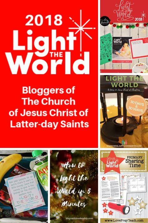 Light the World 2018 Roundup - Party Like a Cherry A great collection of ideas and resources to help your #lighttheworld this season! Light The World, Nativity Coloring Pages, Ward Christmas Party, Lds Relief Society, Christmas Service, Family Inspiration, World Party, Sharing Time, Church Of Jesus Christ