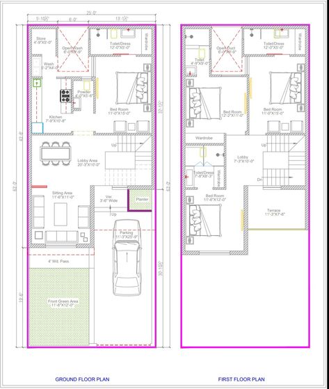 25'X63'Haripur villaage in haldwani Cont. For planning--7088820009 25 X 60 House Plans Layout, 40x60 House Plans, 30x50 House Plans, Budget House Plans, Single Storey House Plans, 20x40 House Plans, Duplex Floor Plans, 2bhk House Plan, Three Bedroom House Plan